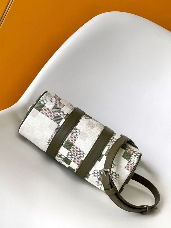 動態芯片 漸變格 枕頭包 