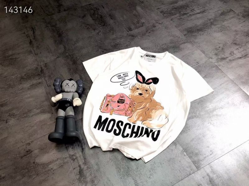 MOSCHINO/莫斯奇諾狗狗印花T恤 