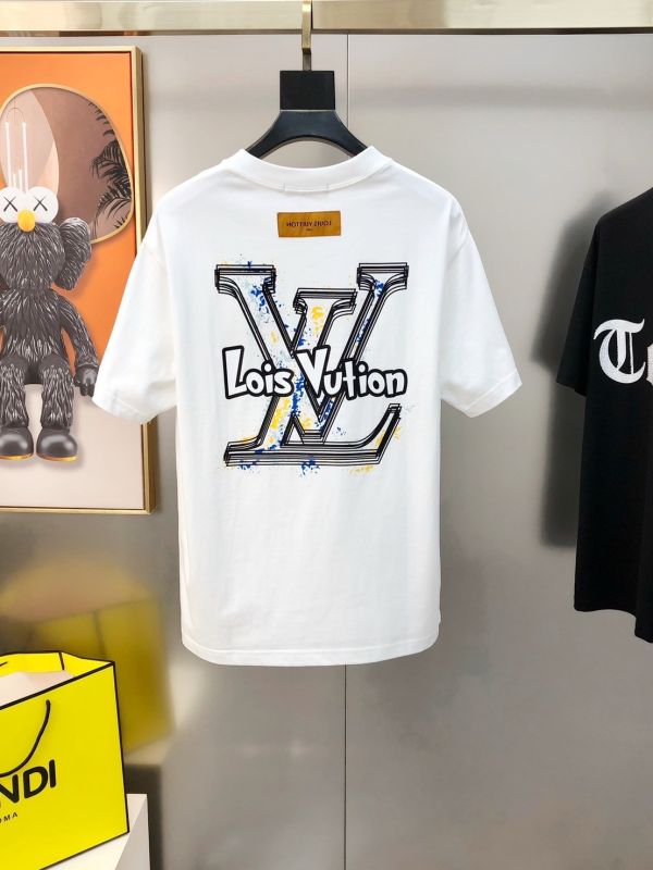 LV 路易威登2025春夏新款原單男士圓領短袖T恤 