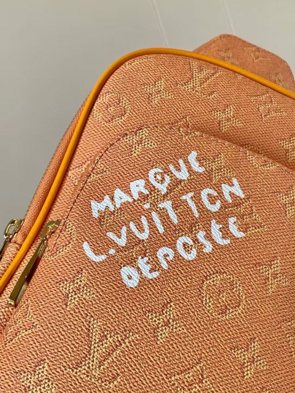 變碼芯片 M12869黃色 AVENUE 單肩包 