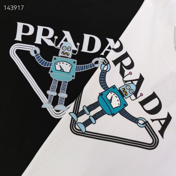 PRADA普拉達機器人圖案logo字 