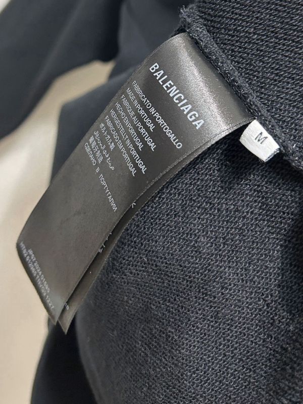 巴黎世家24秋冬新品休閒連帽衛衣 