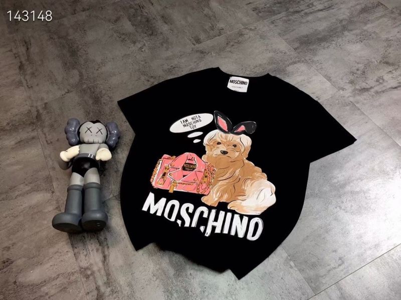 MOSCHINO/莫斯奇諾狗狗印花T恤 