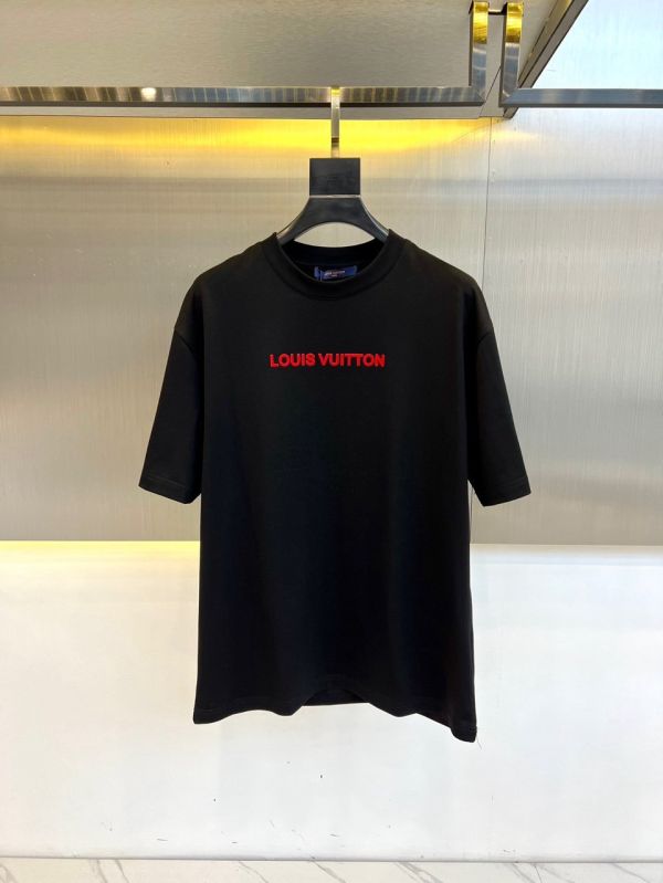 字母logo寬松顯瘦休閒圓領短袖t恤 