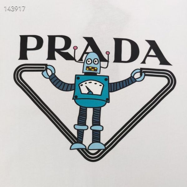 PRADA普拉達機器人圖案logo字 