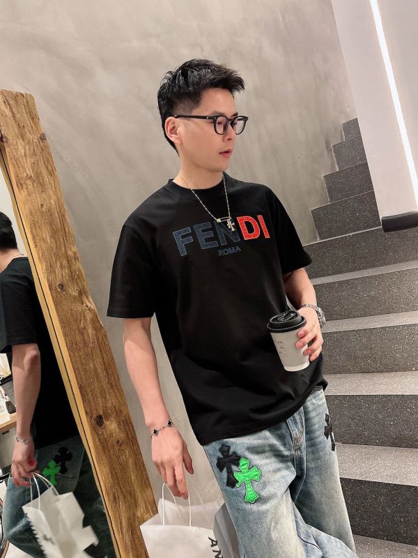 FDI2025ss春夏新款圓領短袖T恤 