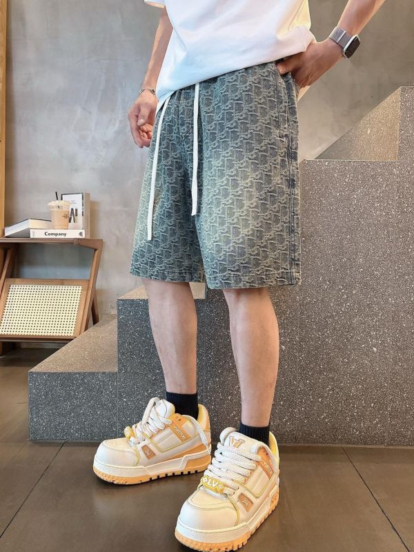 迪奧     2025夏季新款男士休閒短褲 