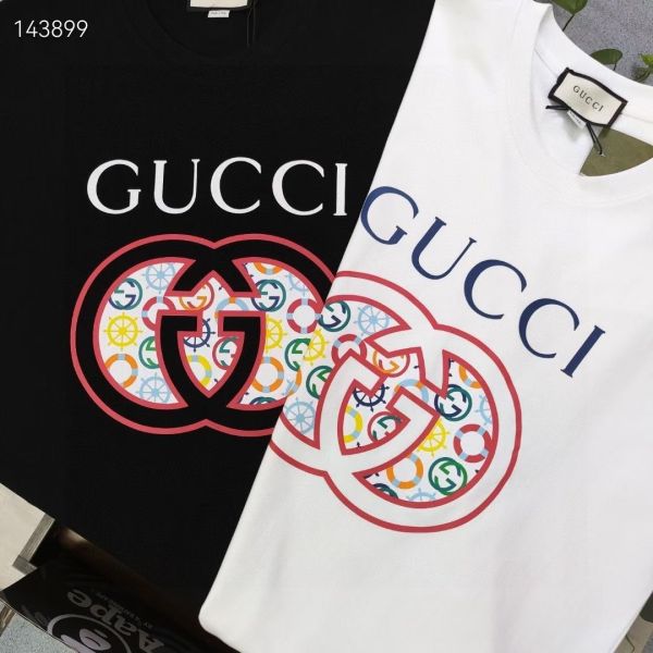 Gucci古馳炫彩圖案logo字母 