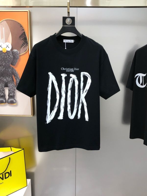 D*or 迪奧2025春夏新款原單男士圓領短袖T恤 