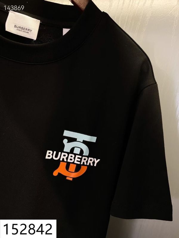 Burberry巴寶莉經典款全棉加厚短袖 