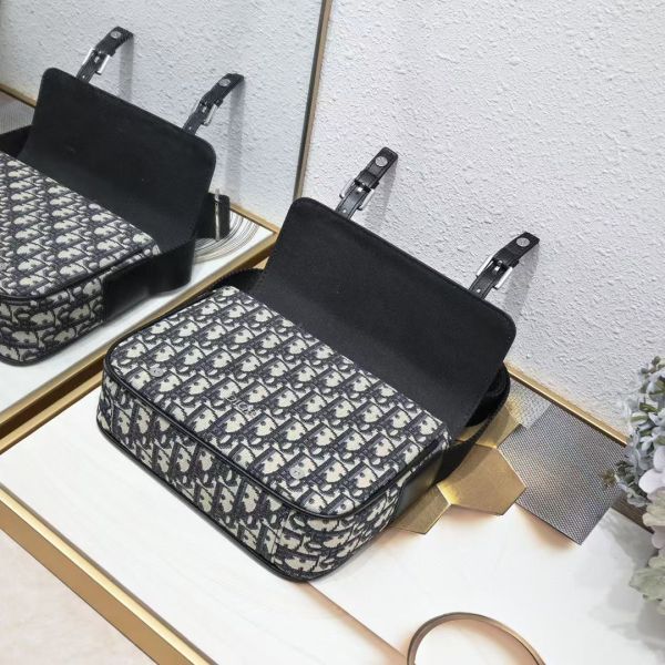 Dior Oblique印花 男士信使包 