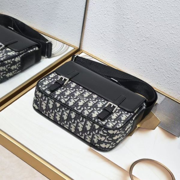 Dior Oblique印花 男士信使包 