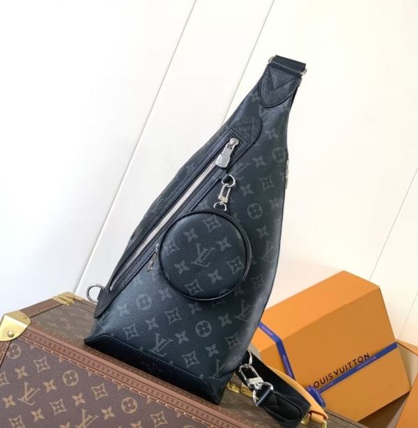 變碼芯片 M30936黑花 Duo 單肩包 