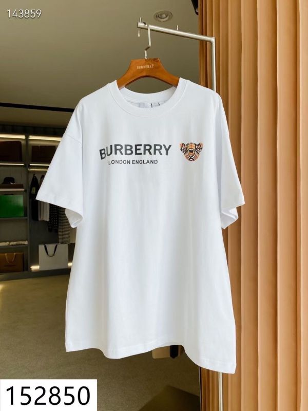 Burberry巴寶莉經典款全棉加厚短袖 