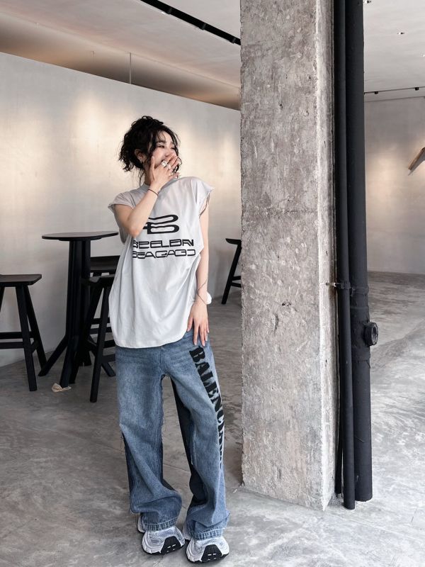 Balenciga/巴黎世家 新款坎袖背心 