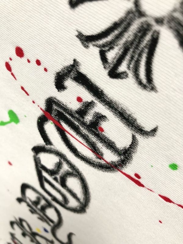 25早春最新經典十字梵文手繪重磅短袖 