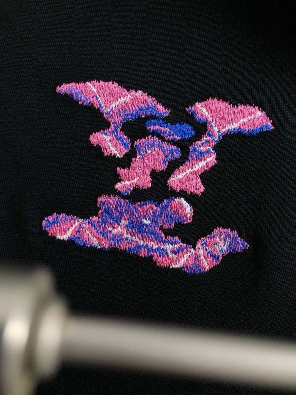 LV經典藍天白雲彩色刺繡重磅短袖 