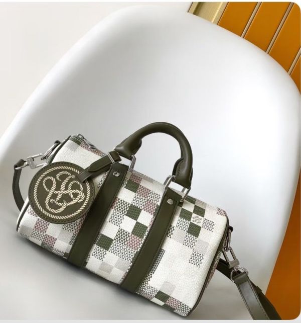 動態芯片 漸變格 枕頭包 