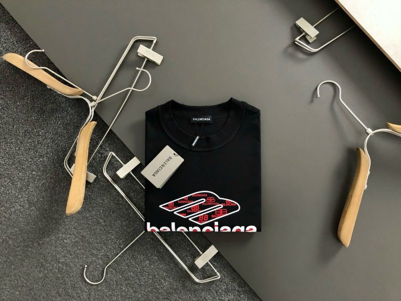 頂級黑色頂級膠印字母重磅短袖 