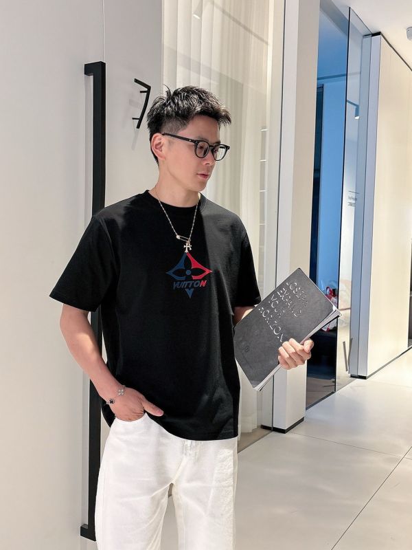 L家2025ss春夏新款圓領短袖T恤 