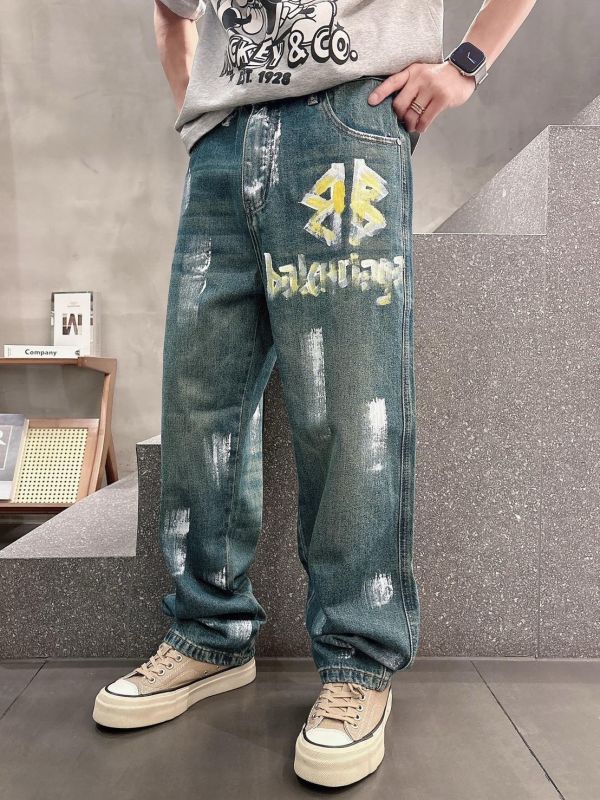巴黎闊腿牛仔 