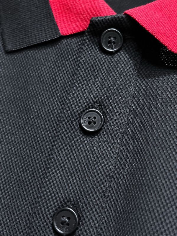 古馳夏季新款字母logo男士翻領Polo衫 