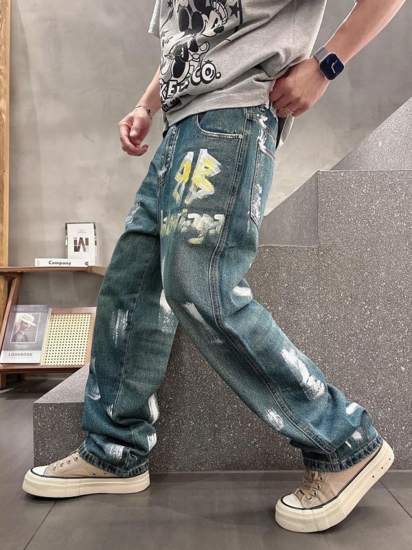 巴黎闊腿牛仔 