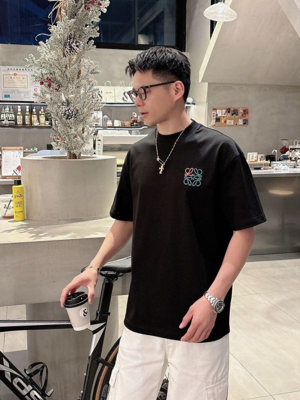LOEWE專櫃最新款短袖圓領T恤 