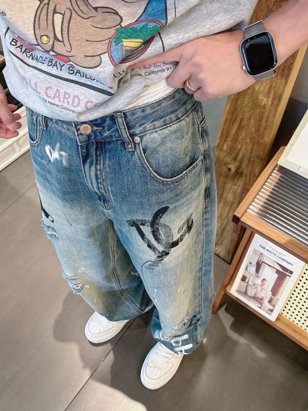DG*｜定制面料牛仔褲 