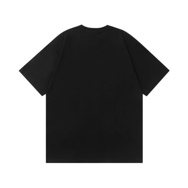 loewe 火焰刺繡純棉情侶短袖t恤 