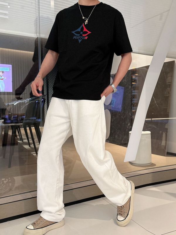 L家2025ss春夏新款圓領短袖T恤 