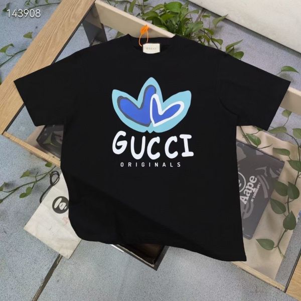 Gucci古馳海洋之心圖案logo字母 