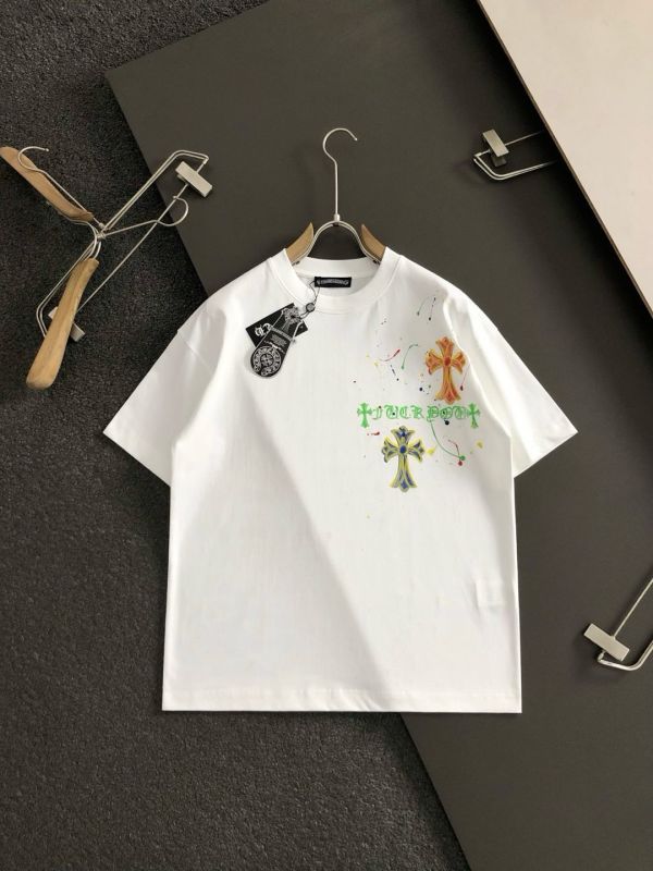 25早春最新經典十字梵文手繪重磅短袖 