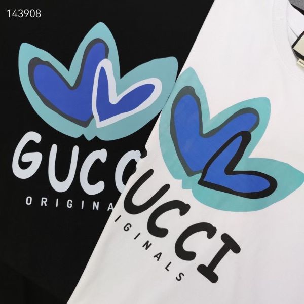 Gucci古馳海洋之心圖案logo字母 