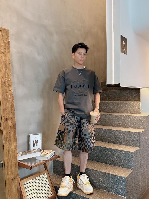 LV  2025夏季新款男士休閒短褲 