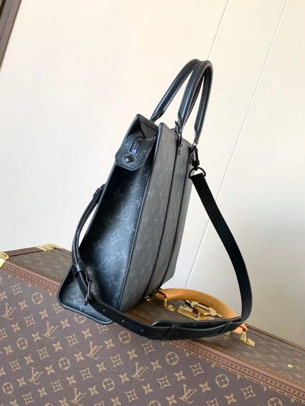 5黑花 Sac Plat Horizontal Zippé 公文包 