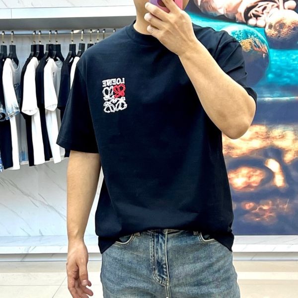 Lowe羅意威春夏新品微廓圓領T恤衫 