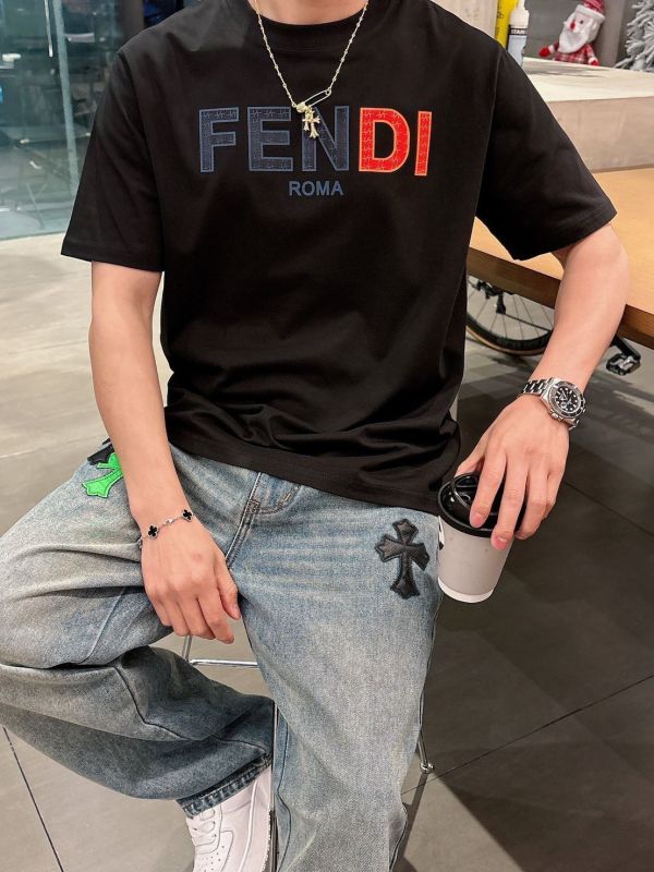 FDI2025ss春夏新款圓領短袖T恤 