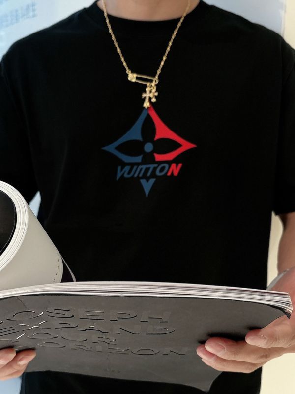 L家2025ss春夏新款圓領短袖T恤 