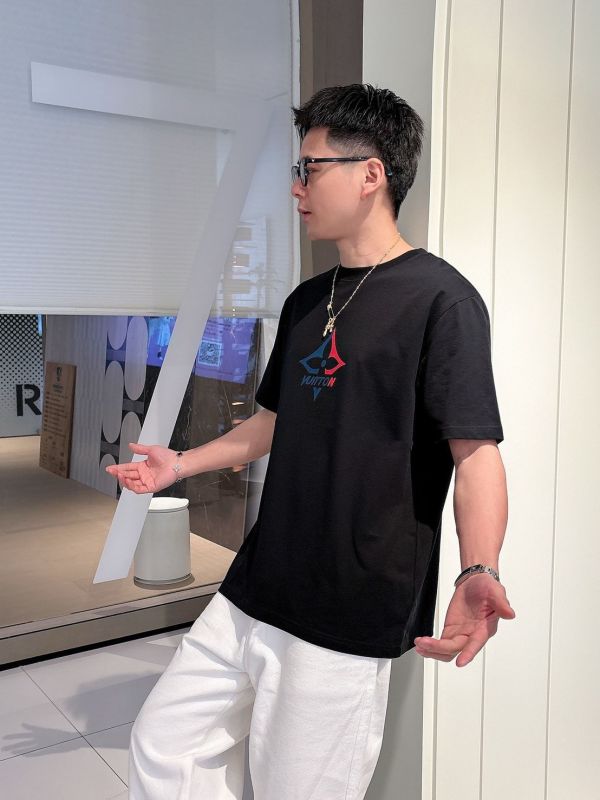 L家2025ss春夏新款圓領短袖T恤 