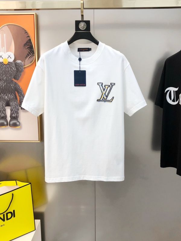 LV 路易威登2025春夏新款原單男士圓領短袖T恤 