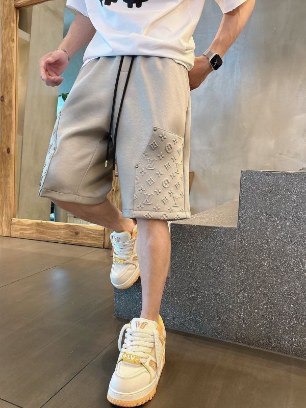 LV  三標齊全 2025夏季新款男士休閒短褲 