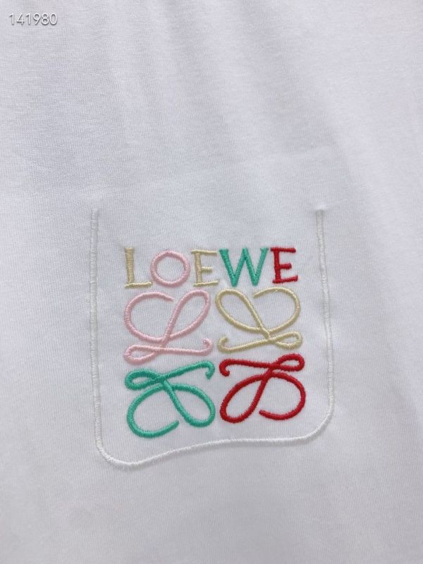 LOEWE羅意威 2024春夏新款口袋彩色刺繡 