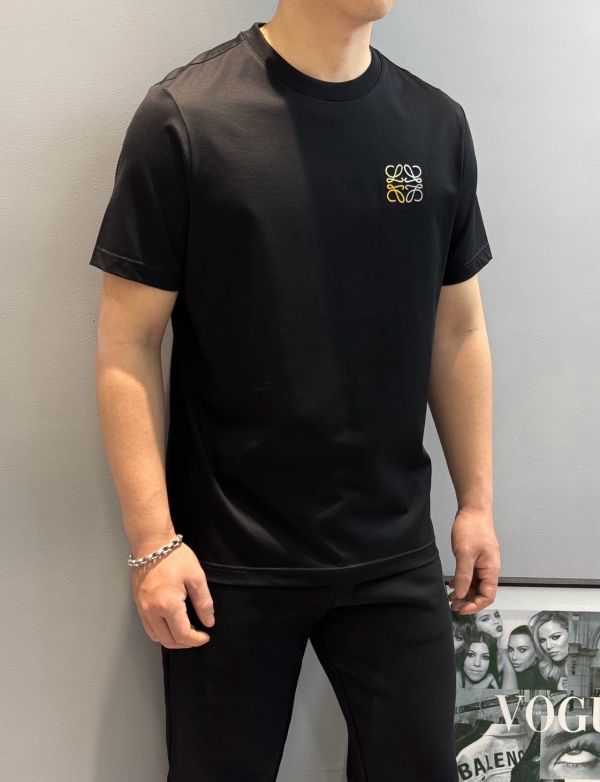 LOEWE羅意威25s春夏絲光棉T恤 