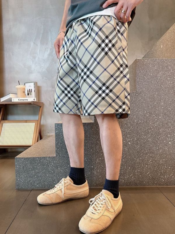 巴寶莉  2025夏季新款男士休閒短褲 