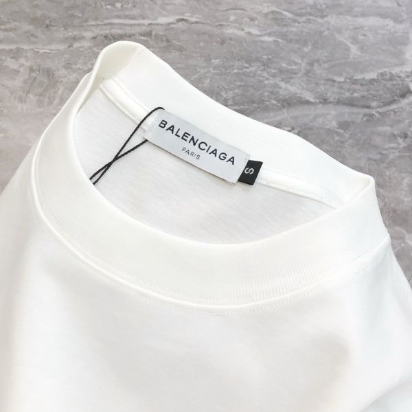 巴黎世家2025春夏新款原單男士圓領短袖T恤 