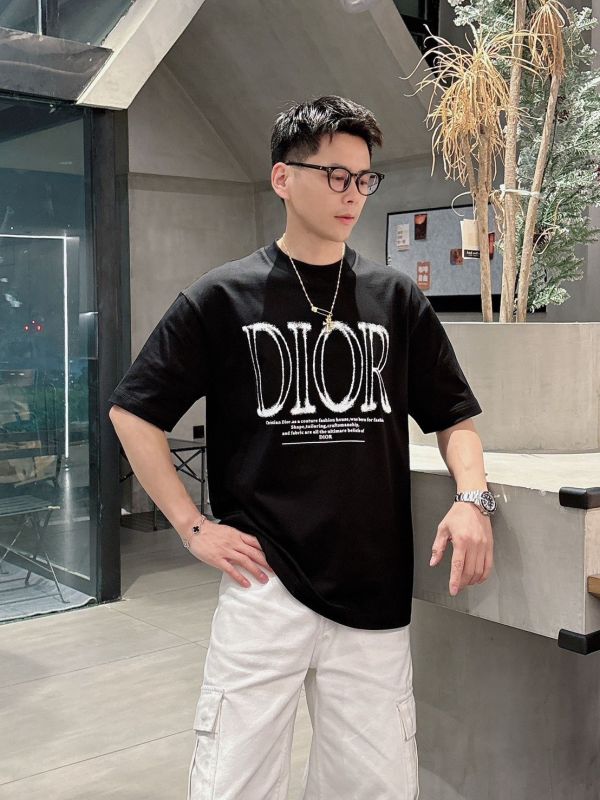 DIOR最新款短袖圓領T恤 
