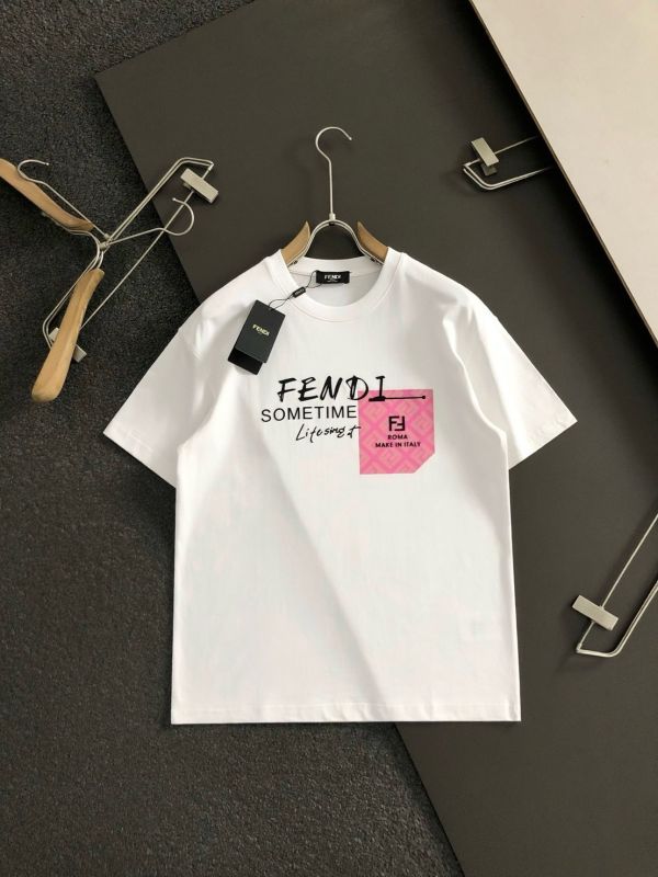 FEND*合身版型立體膠印經典短袖 