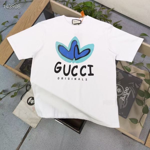 Gucci古馳海洋之心圖案logo字母 