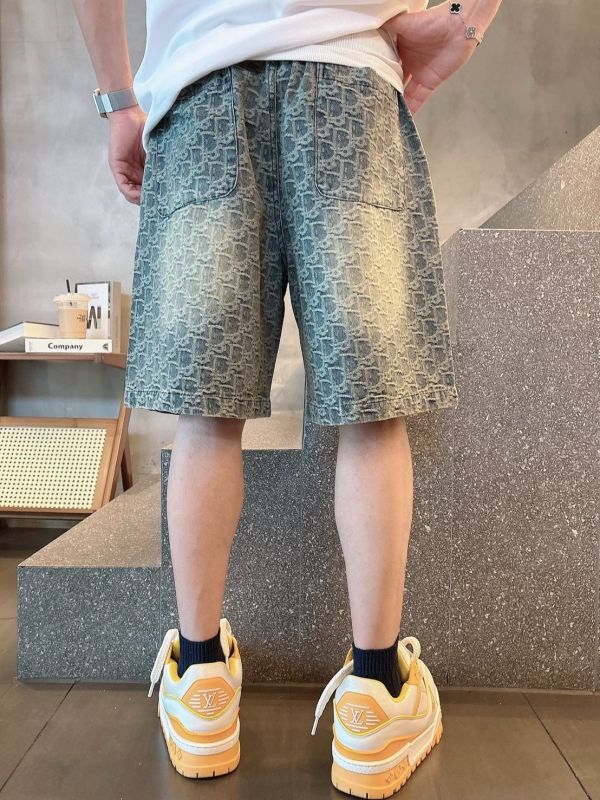 迪奧     2025夏季新款男士休閒短褲 